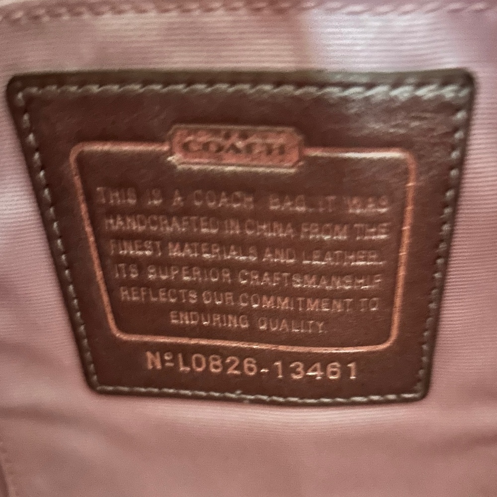 Coach Vintage Metallic RoseGold Soho Leather Handbag - Picture 6 of 6